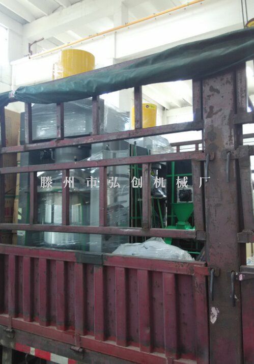 陕西铜川订的全自动液压菜籽榨油机已出厂