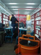 湖北省襄阳市枣阳市顾客订购的全自动榨油机成套设备已发出