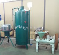泰安宁阳县顾客订购的节能蒸汽炉和60型预榨机已发出